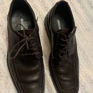 Johnston & Murphy Dark Brown Leather Oxfords